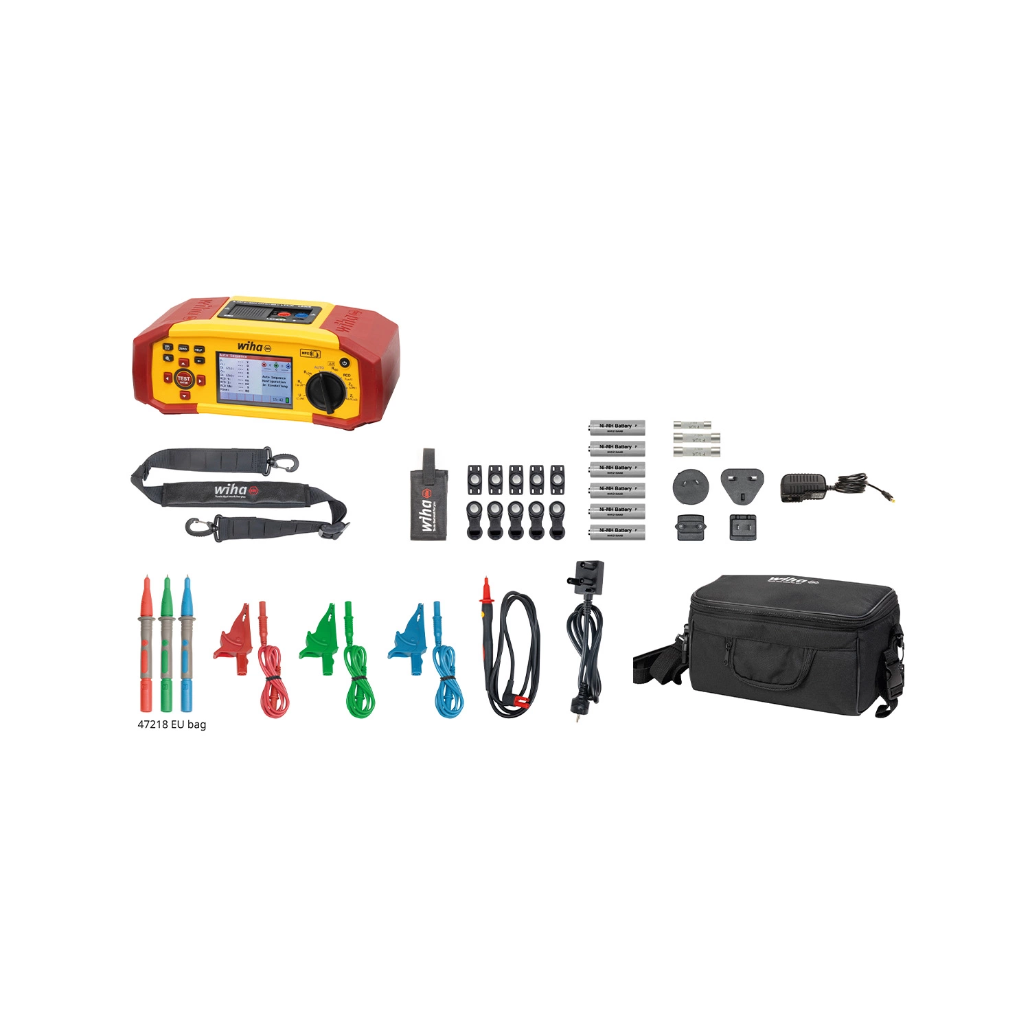 Wiha 47218 Installatietester set MFT one in etui - incl. toebehoren