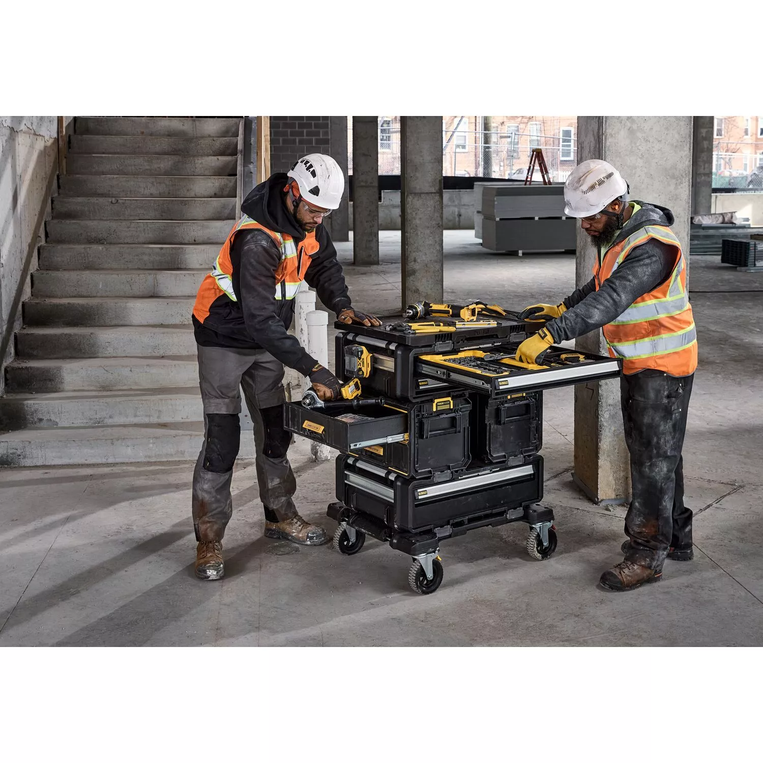 DeWALT DWST08520-1 TOUGHSYSTEM 2.0 DXL Koffer met 2 lades-image