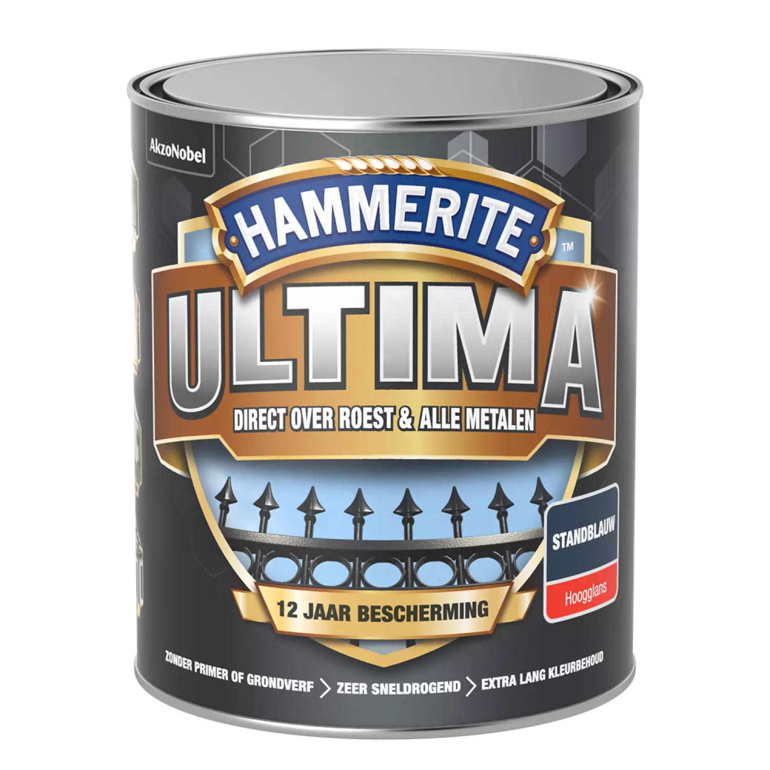 Hammerite Ultima Hoogglans - Standblauw - 0,75L-image