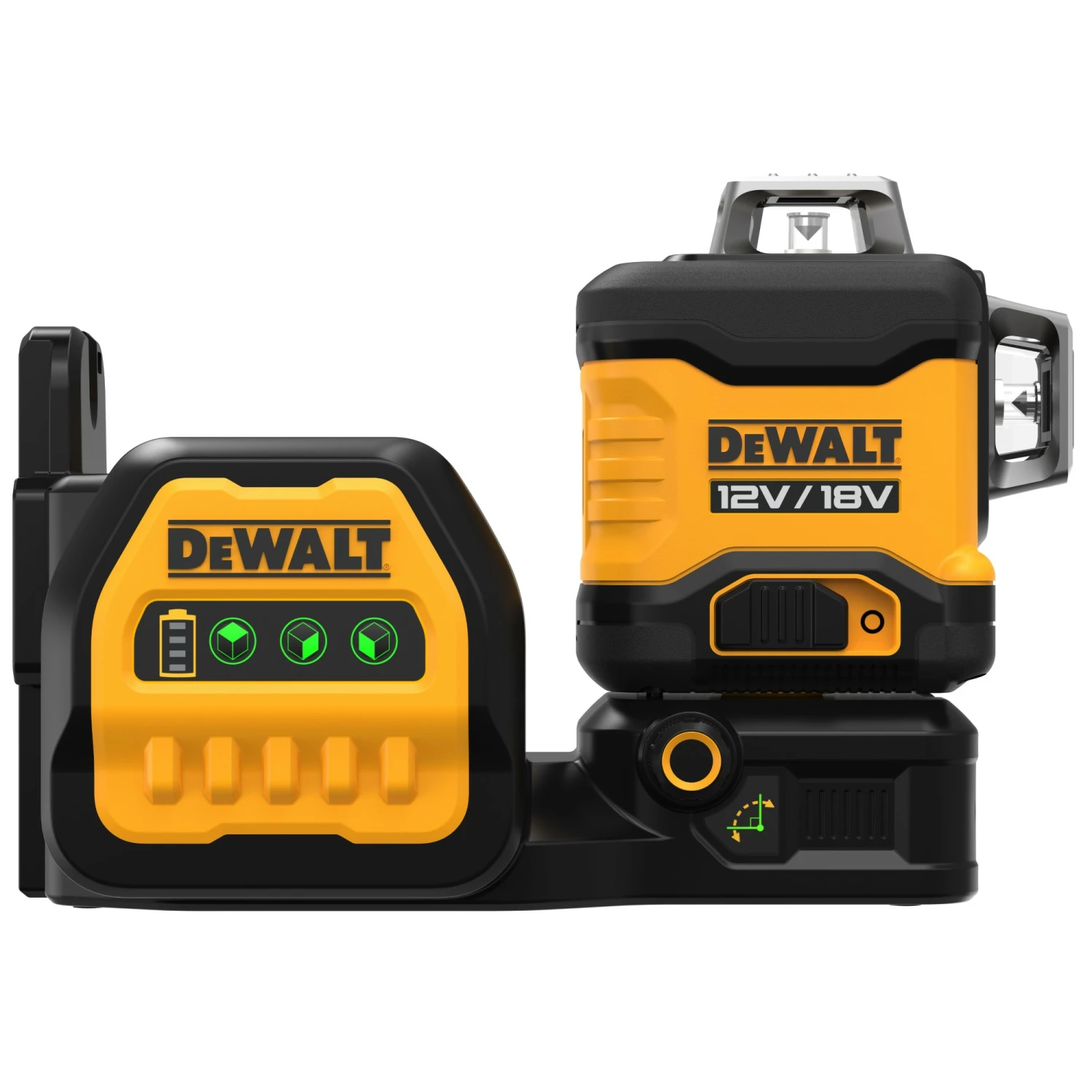 DeWALT DCE089NG18-XJ 12V/18V Kruislijnlaser in koffer - 3x 360° - groen - 70m - IP54-image