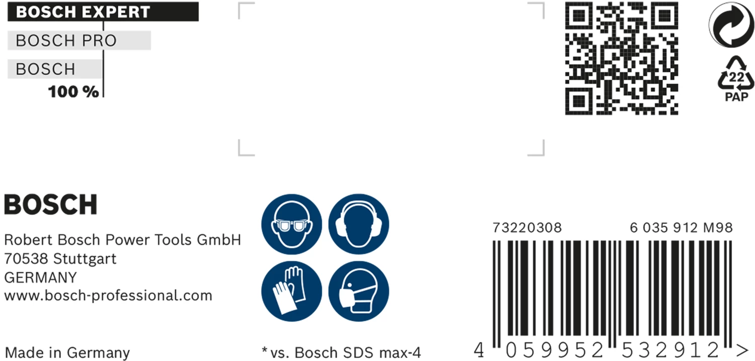 Bosch 2608900217 EXPERT Foret SDS Max-8X - 16x800x940mm-image