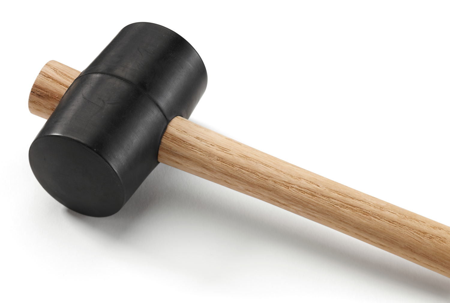 Hultafors GU 55 Rubberen hamer - houten handgreep - 320 gram-image