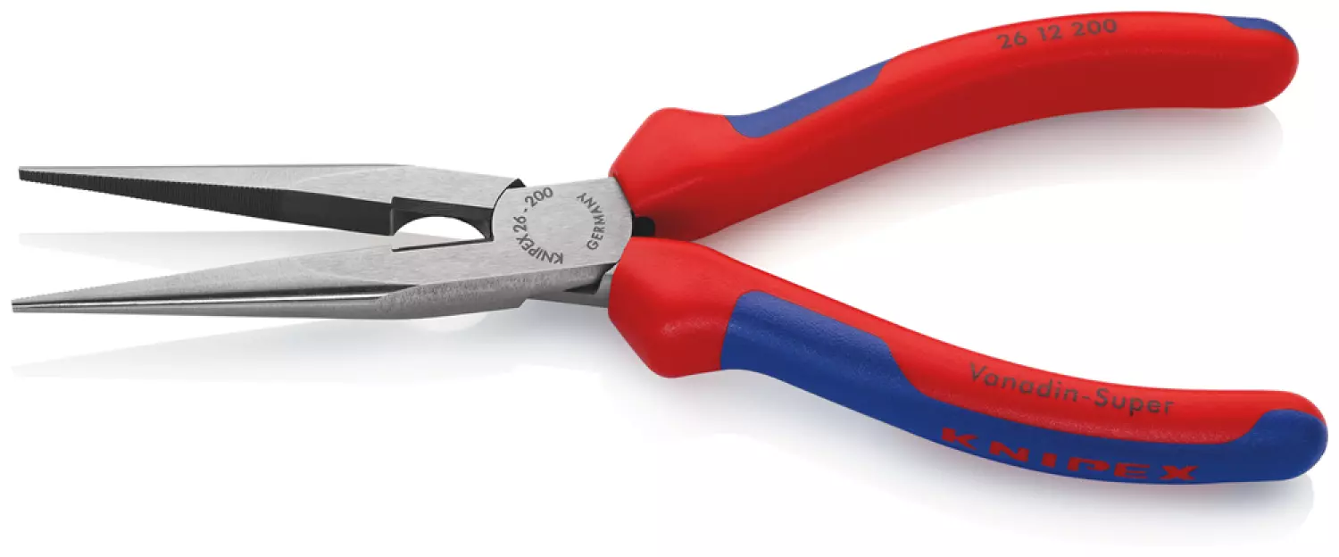 Knipex 26 12 200 - Pince demi-ronde avec tranchant (pince bec de cigogne)-image