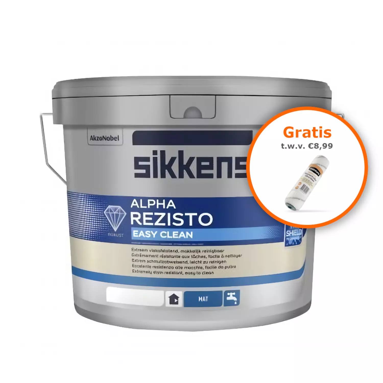 Sikkens Alpha Rezisto Easy Clean Mat n00 5L-image