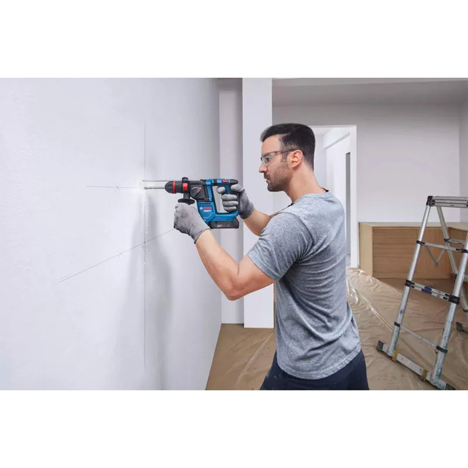 Bosch GBH 18V-18 X SDS-plus batterie ONECHUCK marteau perforateur dans L-Boxx - 1,5 J-image
