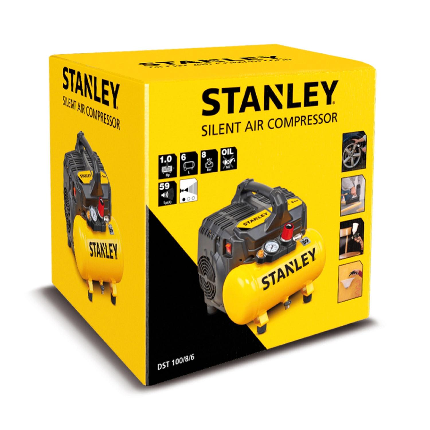 Stanley B2BE104STN703 - Compresseur d'air - Sans huile - 8bar - 750W-image