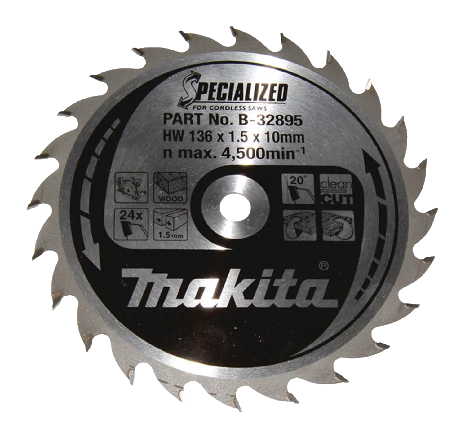 Makita B-32895 Cirkelzaagblad - Hout-image