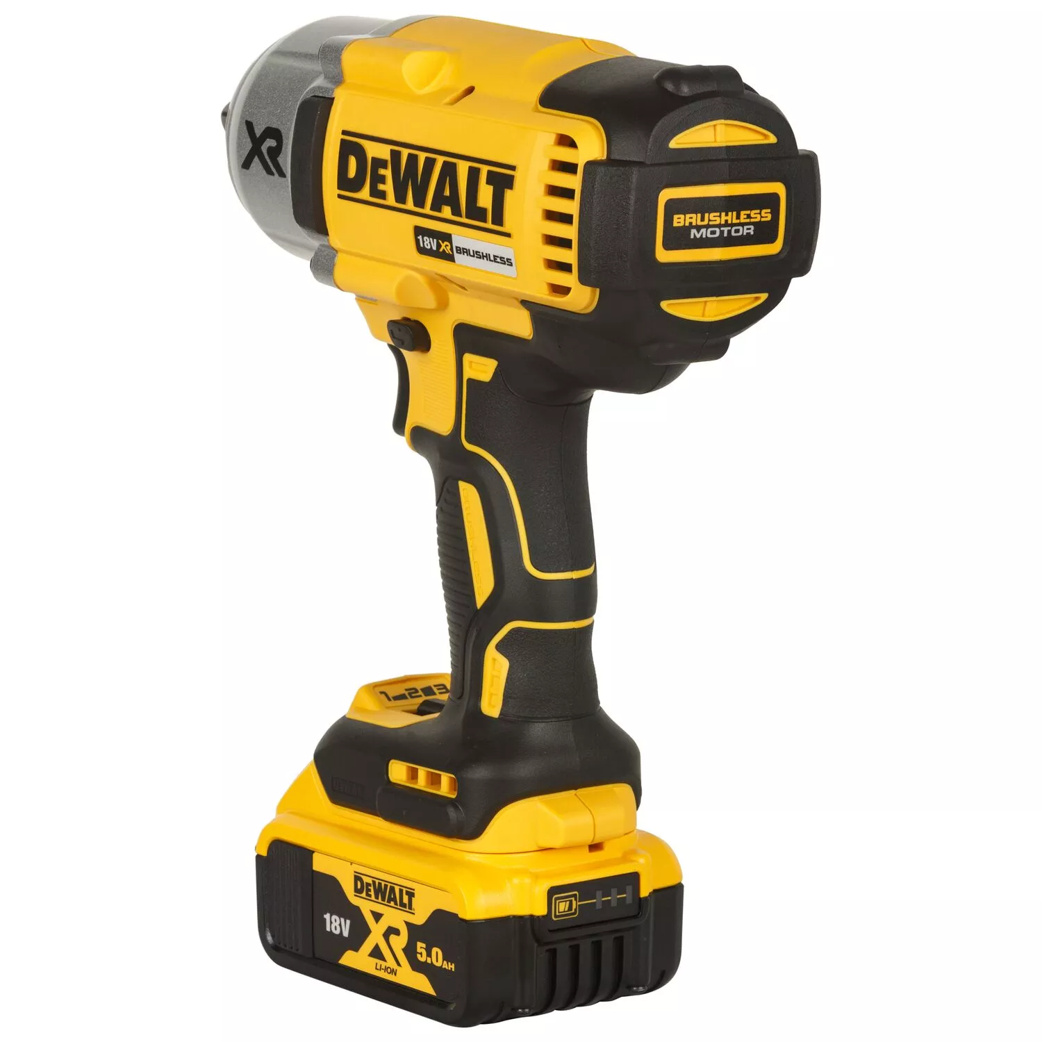 DeWALT DCF899P2 - Set clé à choc Li-Ion 18V (2x batterie 5.0Ah) dans coffret TSTAK - 1625Nm - Moteur brushless-image