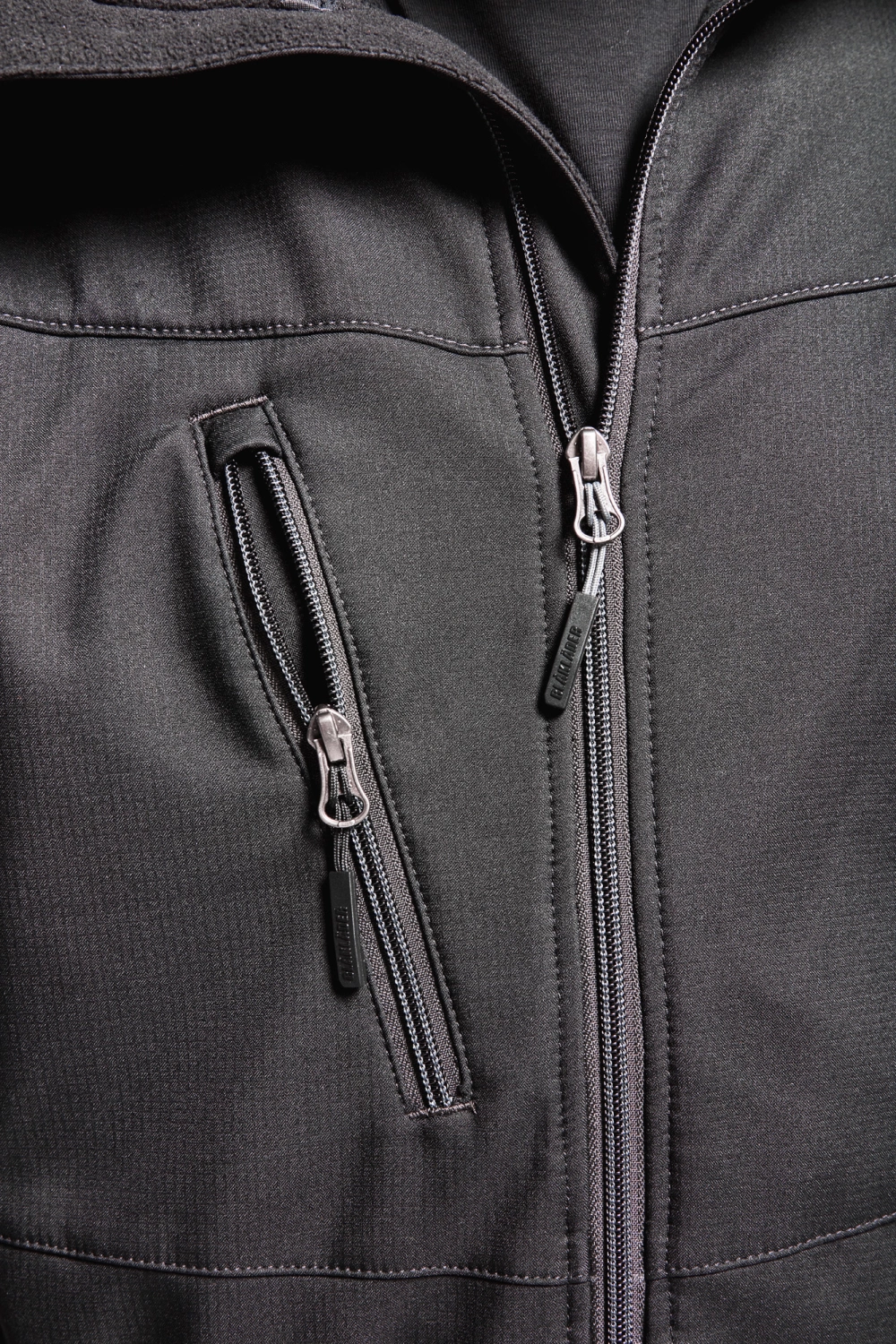 Blåkläder 4950 Softshell Jack - zwart/donkergrijs - S