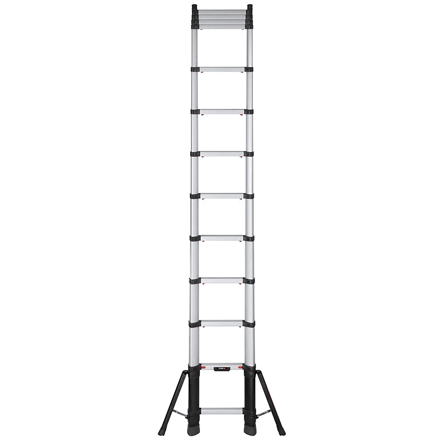 Telesteps 72241-781 Échelle télescopique Prime Line - 4,1 m - avec stabilisateur + 9215-101 Support mural-image
