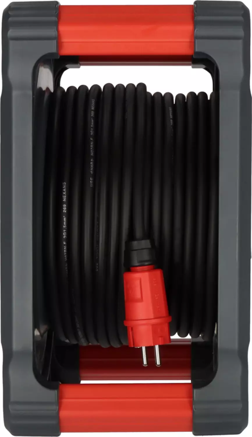 Brennenstuhl Professional KA 3100 Bouwplaats Cube 5-voudig kabelhaspel H07RN-F 3G1.5 - IP44 - 33m - Zwart-image