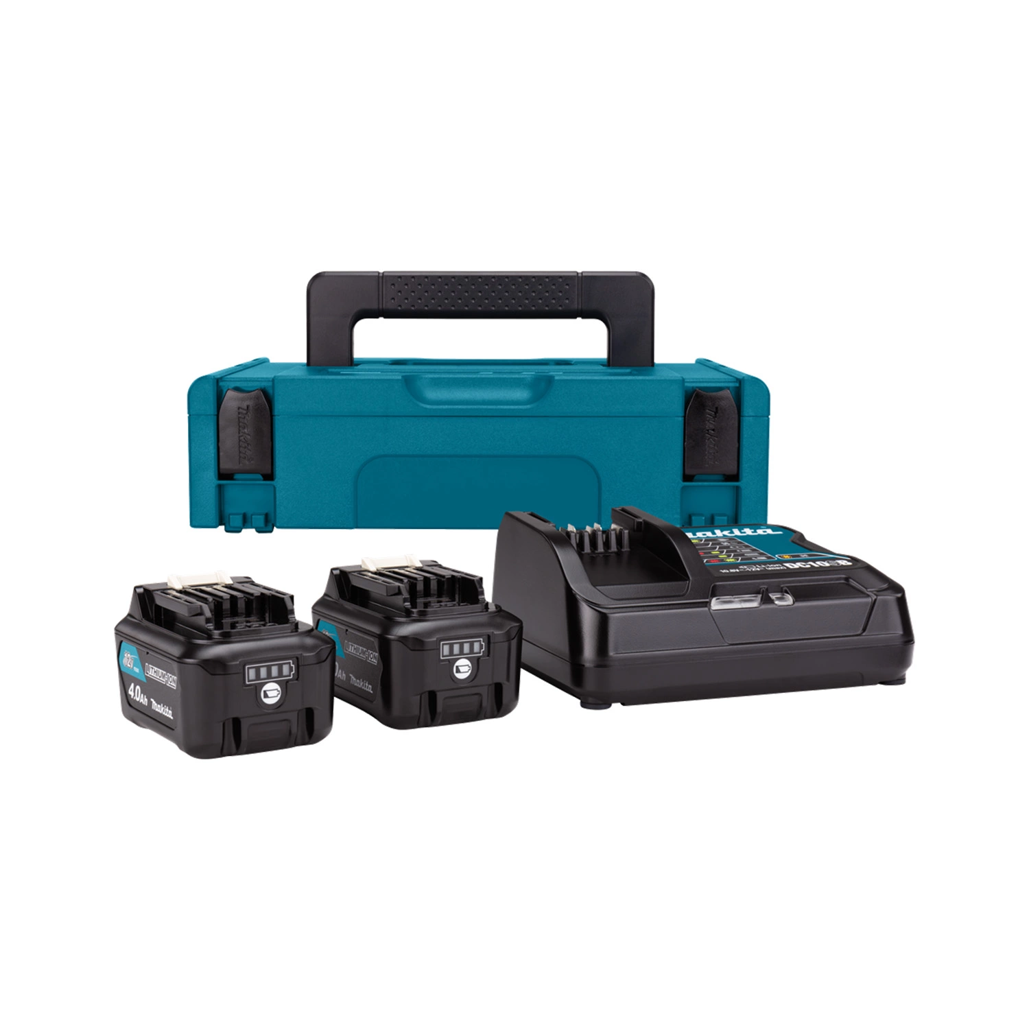 Makita 197641-2 10.8V-12V LI-ion Battery Starter Set (2x 4.0h) + Charger dans Mbox-image