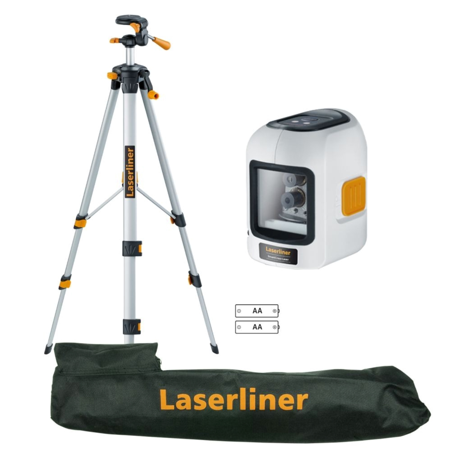 Laserliner SmartCross-Laser 150 Set Kruislijnlaser in tas incl. statief - 2 lijnen - 10m-image