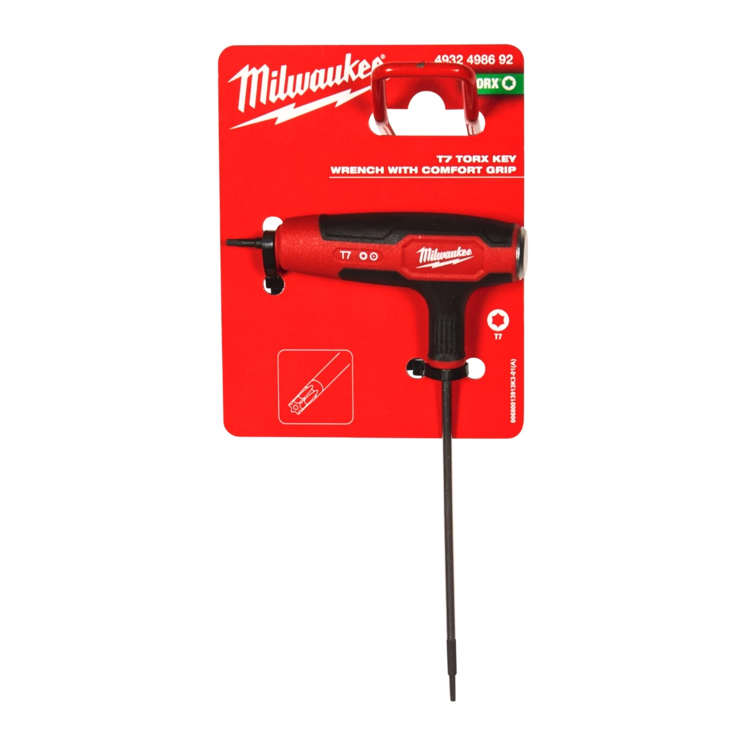 Milwaukee 4932498692 Tournevis Torx à poignée en T avec prise confortable - T7-image
