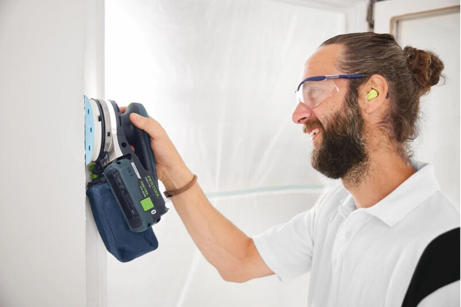 Festool ETSC 2 125 4 I-Plus 18V Accu ponceuse excentrique (2x 4Ah) dans systainer - 125mm-image