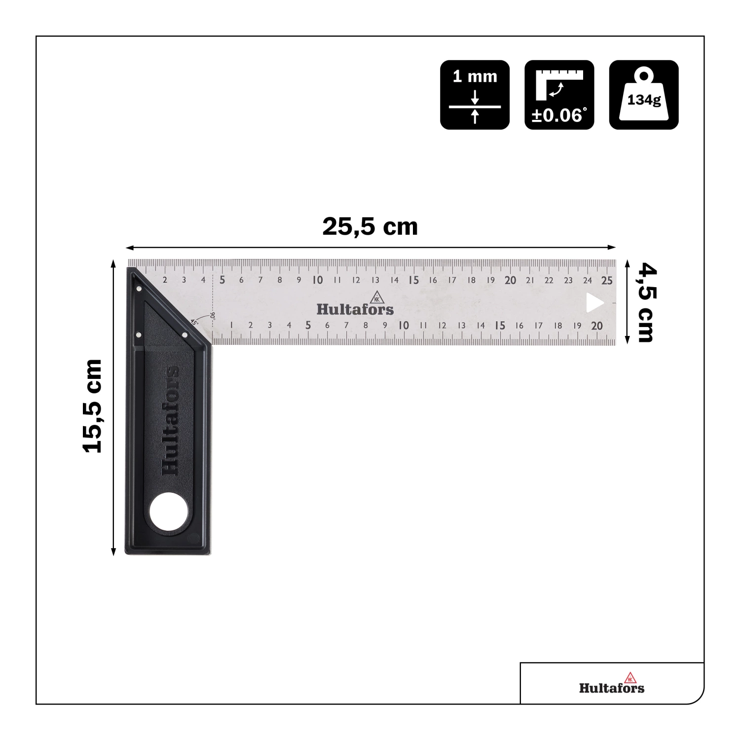 Hultafors S25L Crochet de magasin léger - 250mm-image