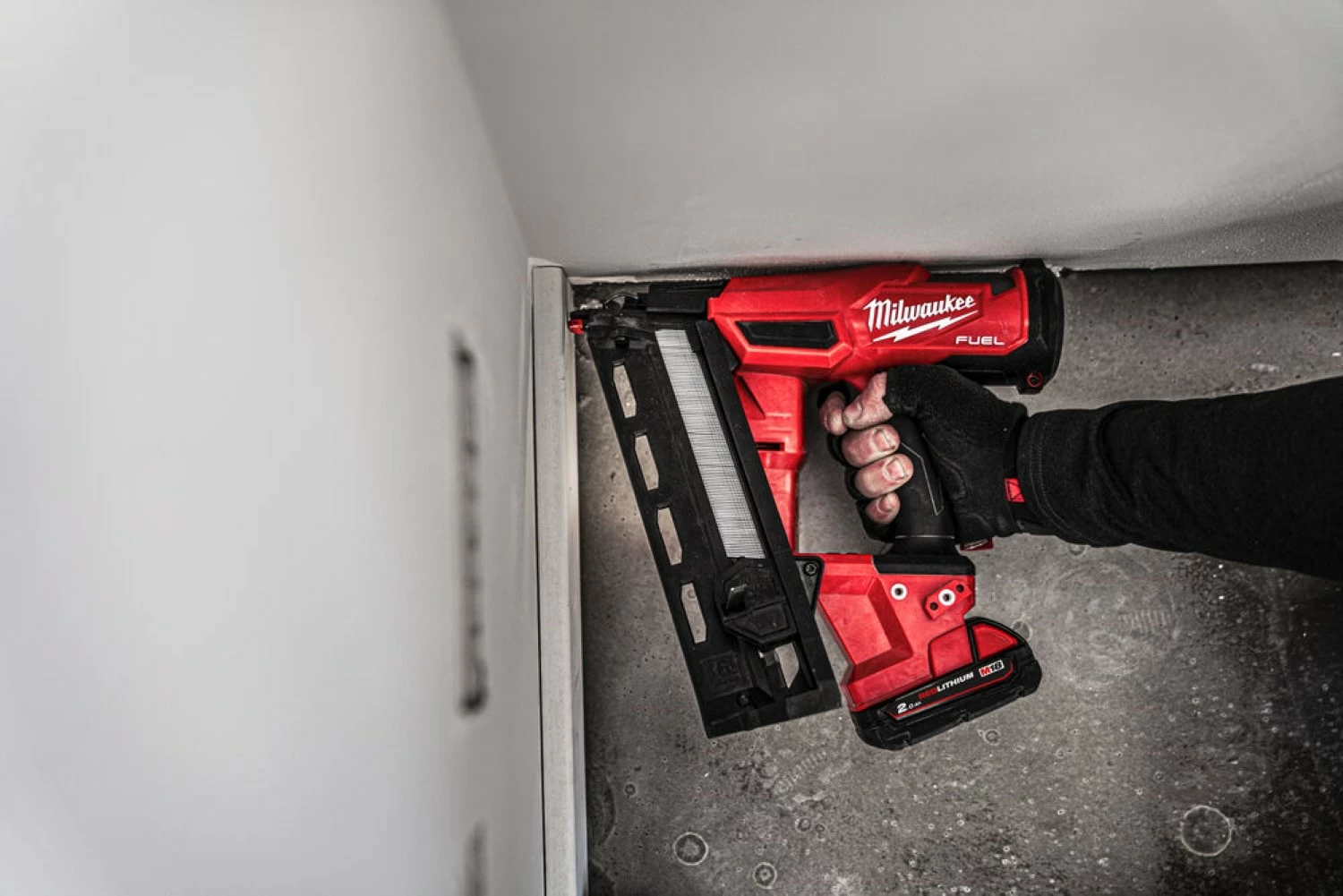 Milwaukee M18 FN16GA-202X Cloueuse sans fil - 18V Li-ion - 2 batteries 2,0 Ah - HD Box-image