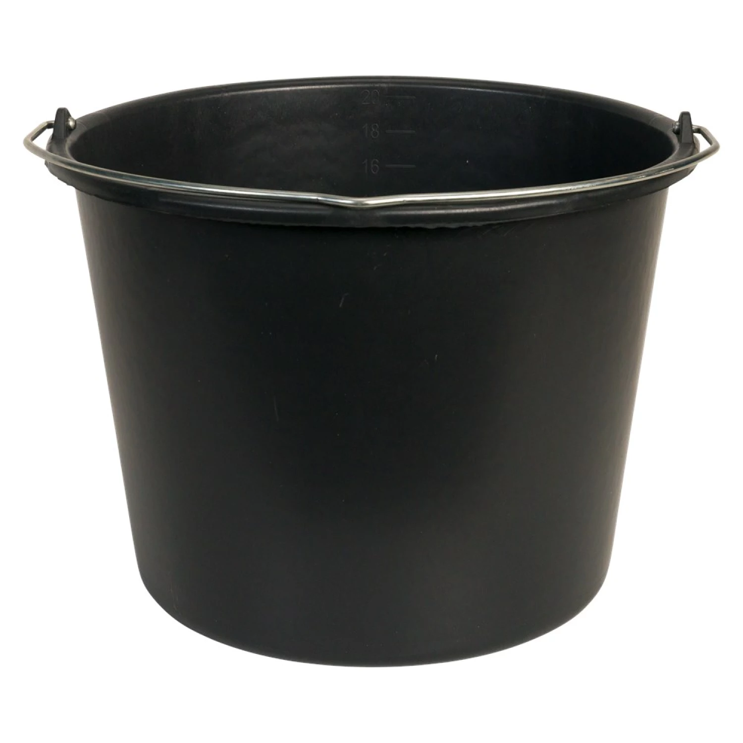 Gripline EMM00200-0001 Durable - Seau de maçon - 20L - noir-image