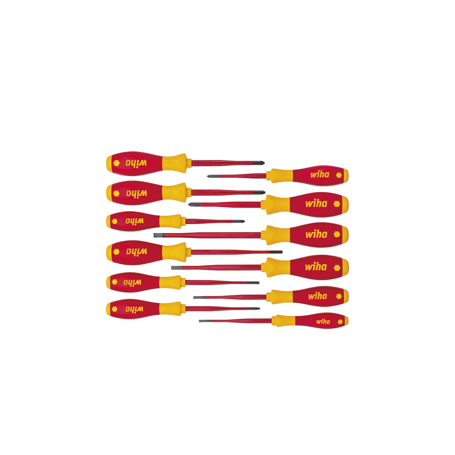 Wiha 3201 K12 Jeu de 12 tournevis VDE