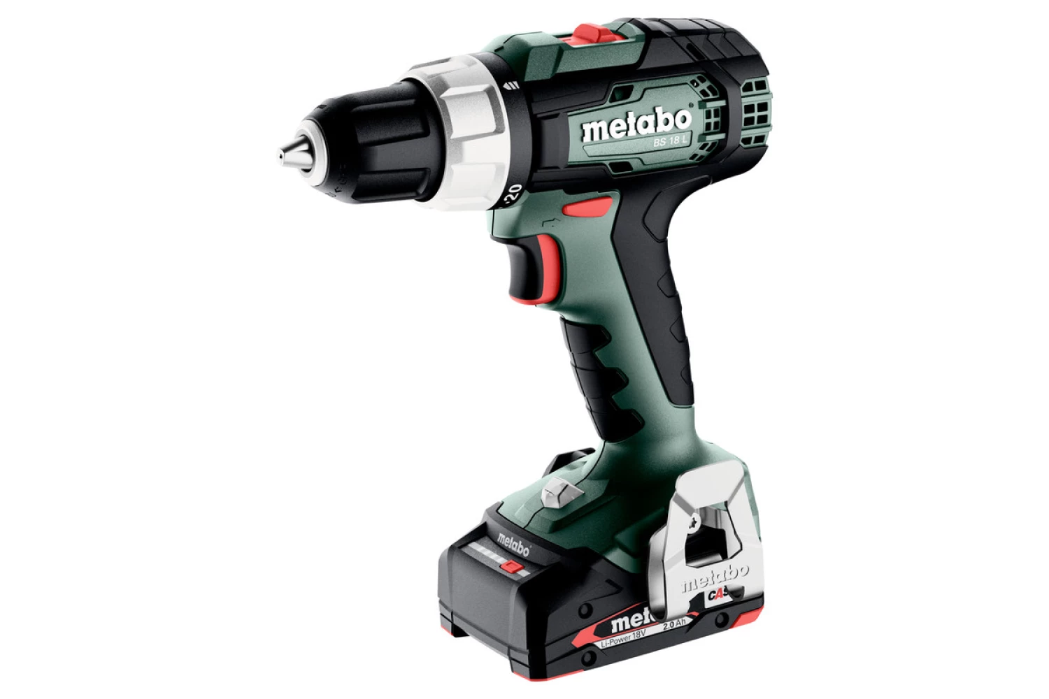 Metabo BS 18 L 18V Li-ion accu schroef-/boormachine set in (2x 2.0Ah accu) in MetaBox - 60Nm-image