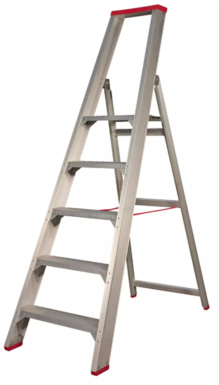 Little Jumbo 4741000105 Escabeau SuperPRO - Simple - Aluminium - 5 marches - hauteur de travail max. 3,20 m.-image