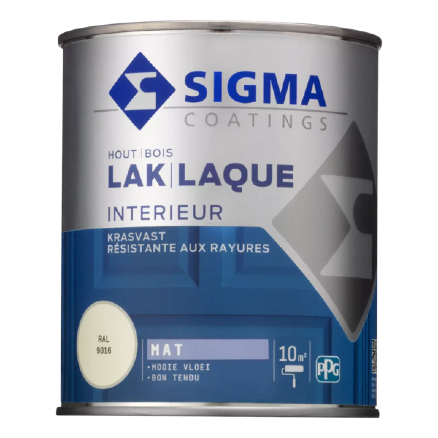 Sigma Houtlak interieur mat - RAL 9016 - 0.75L-image