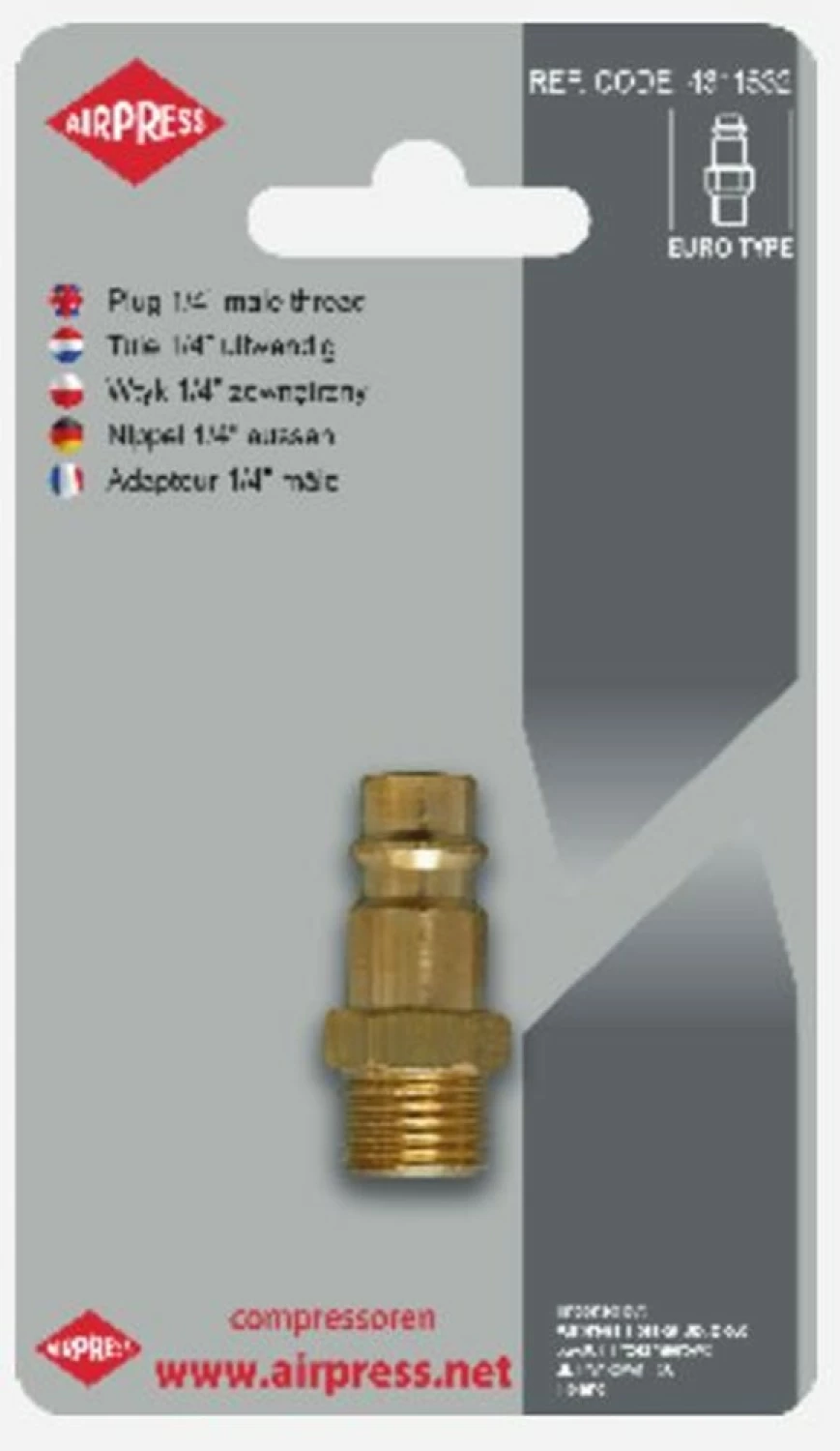 Airpress 4311532 Insert externe - 1/4" - Euro-image