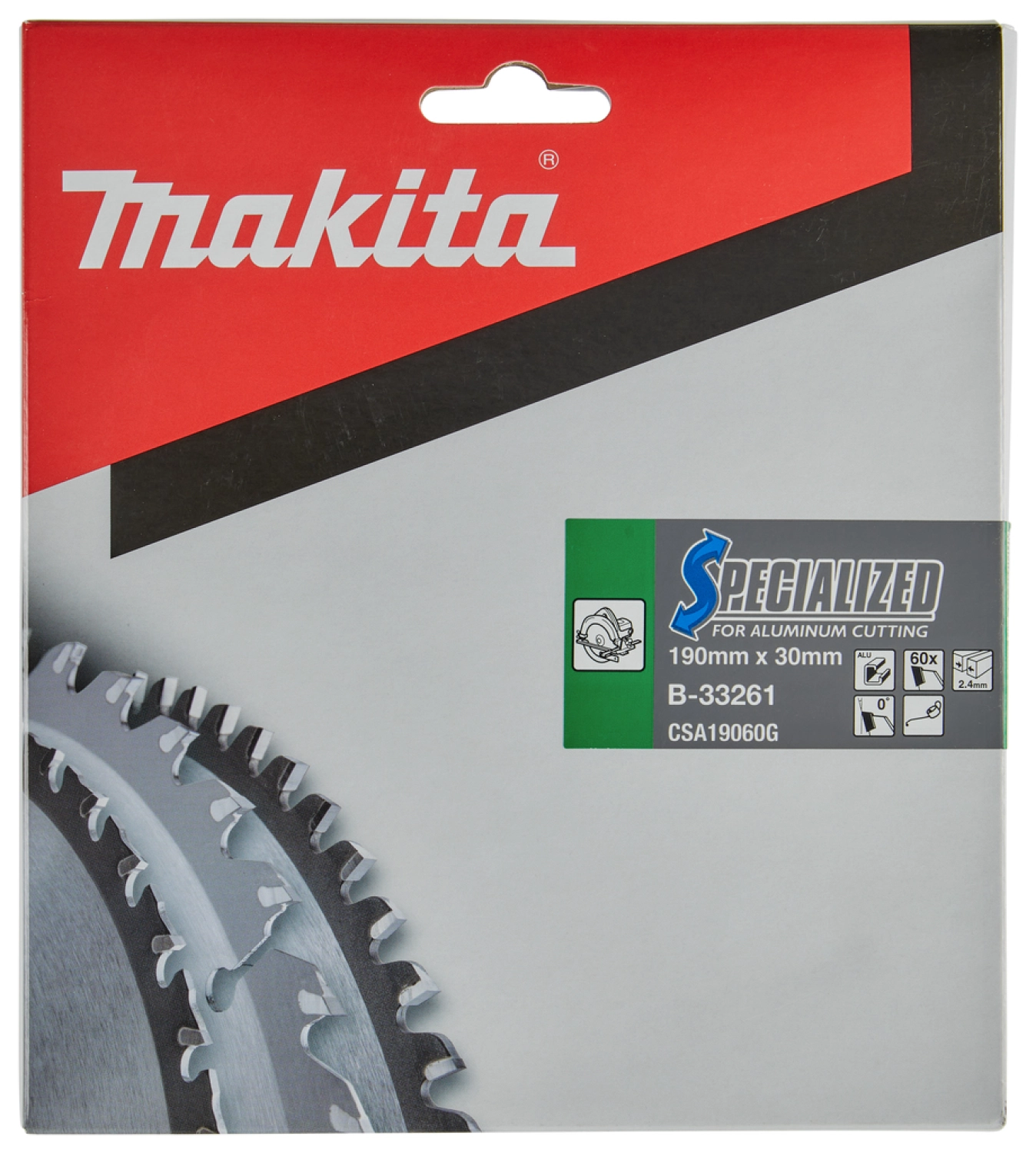 Makita B-33261 - Lame de scie circulaire  190x30mmx60T-image