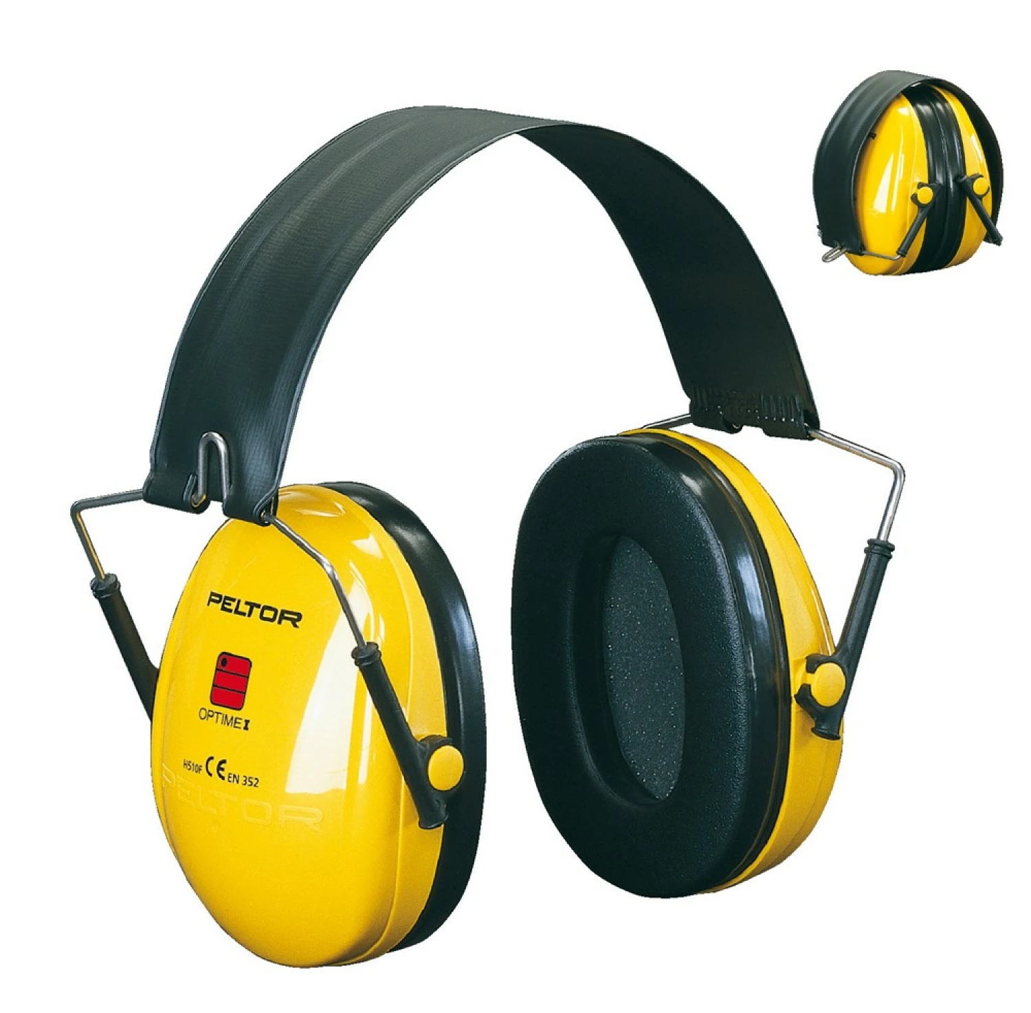 3M Coquilles antibruit  PELTOR™ Optime™ I - 28 dB - jaune - pliables - H510F-404-GU-image