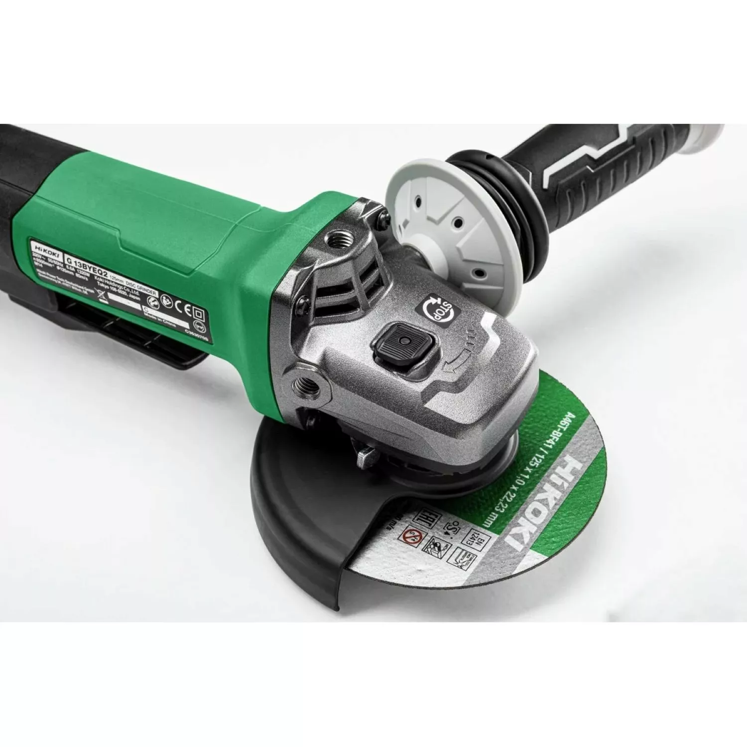 HiKOKI G13BYEQ2WDZ Meuleuse d&#039;angle  1,320W 125mm -Interrupteur d&#039;homme mort-image