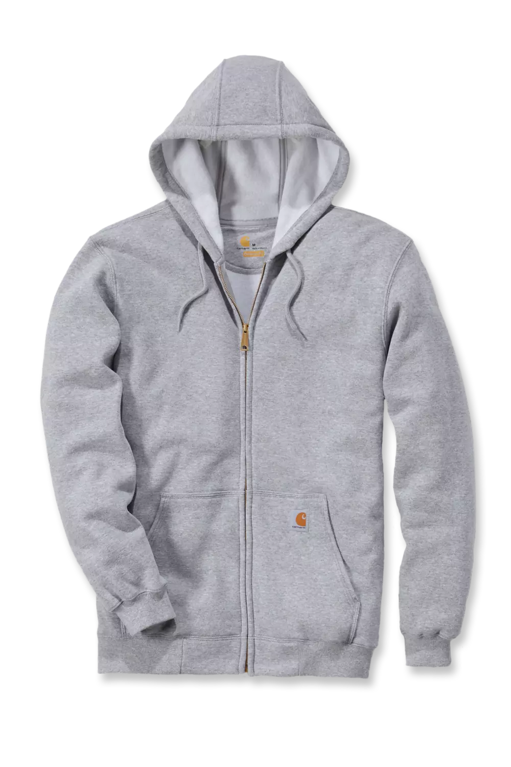 Carhartt M Sweat-shirt Marquette FZip - gris chiné - XS-image