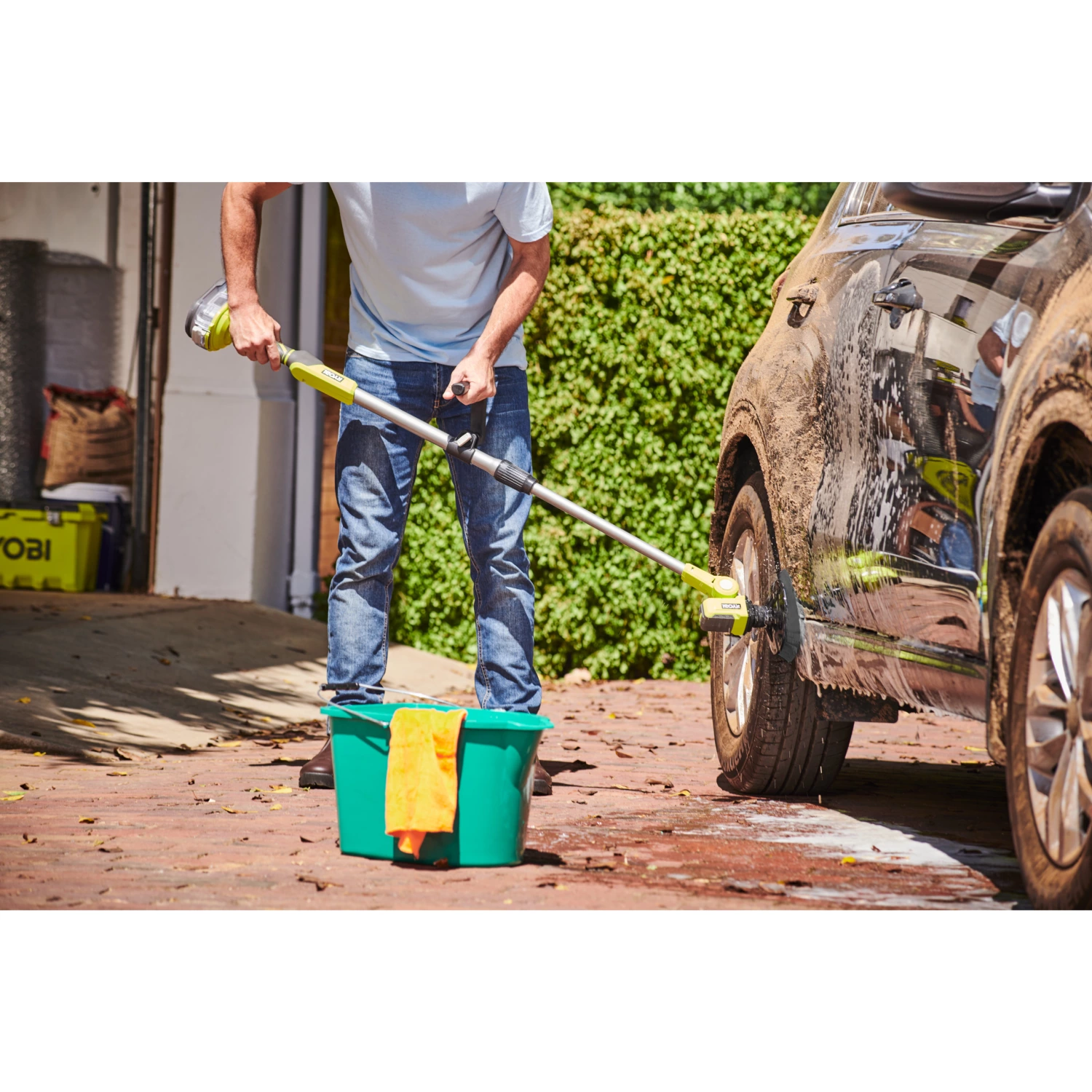 RYOBI ONE+ R18TPS-120G  Taille-haie 45cm 18 V (sans batterie)-image