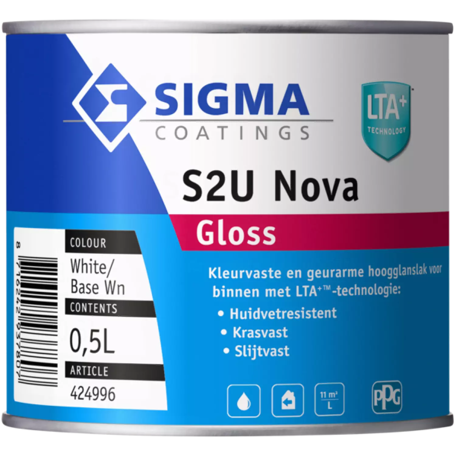 Sigma S2U Nova Gloss - op kleur gemengd - 0,5 L-image