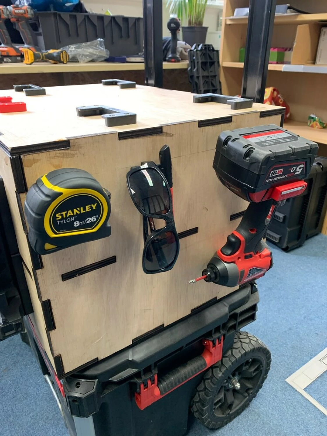 StealthMounts BB-BLU-6 sangles de banc - Bleu - 6 pièces-image