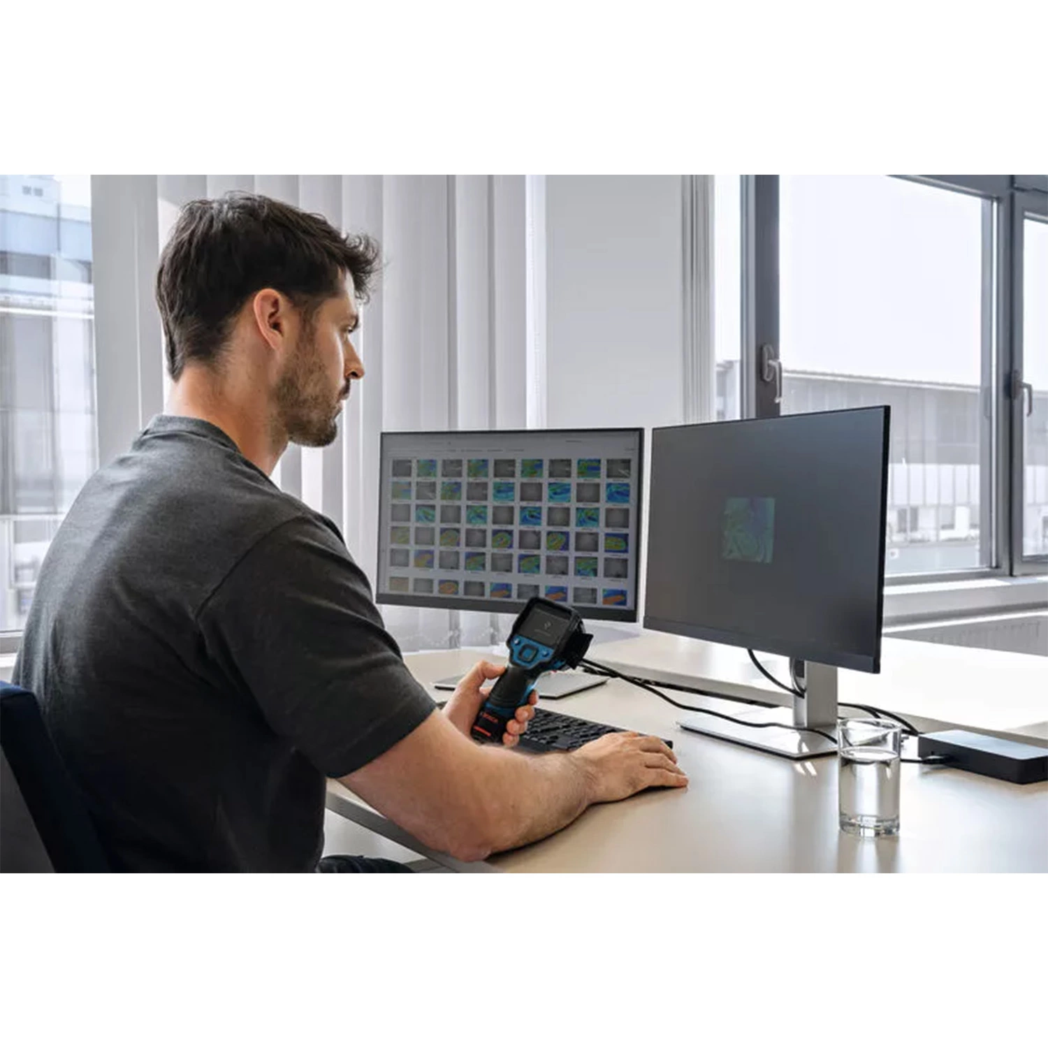 Bosch GTC 12V-450-13 12V accu Warmtebeeldcamera in L-Boxx -20°C t/m 50°C - 256 x 1920px - IP54-image