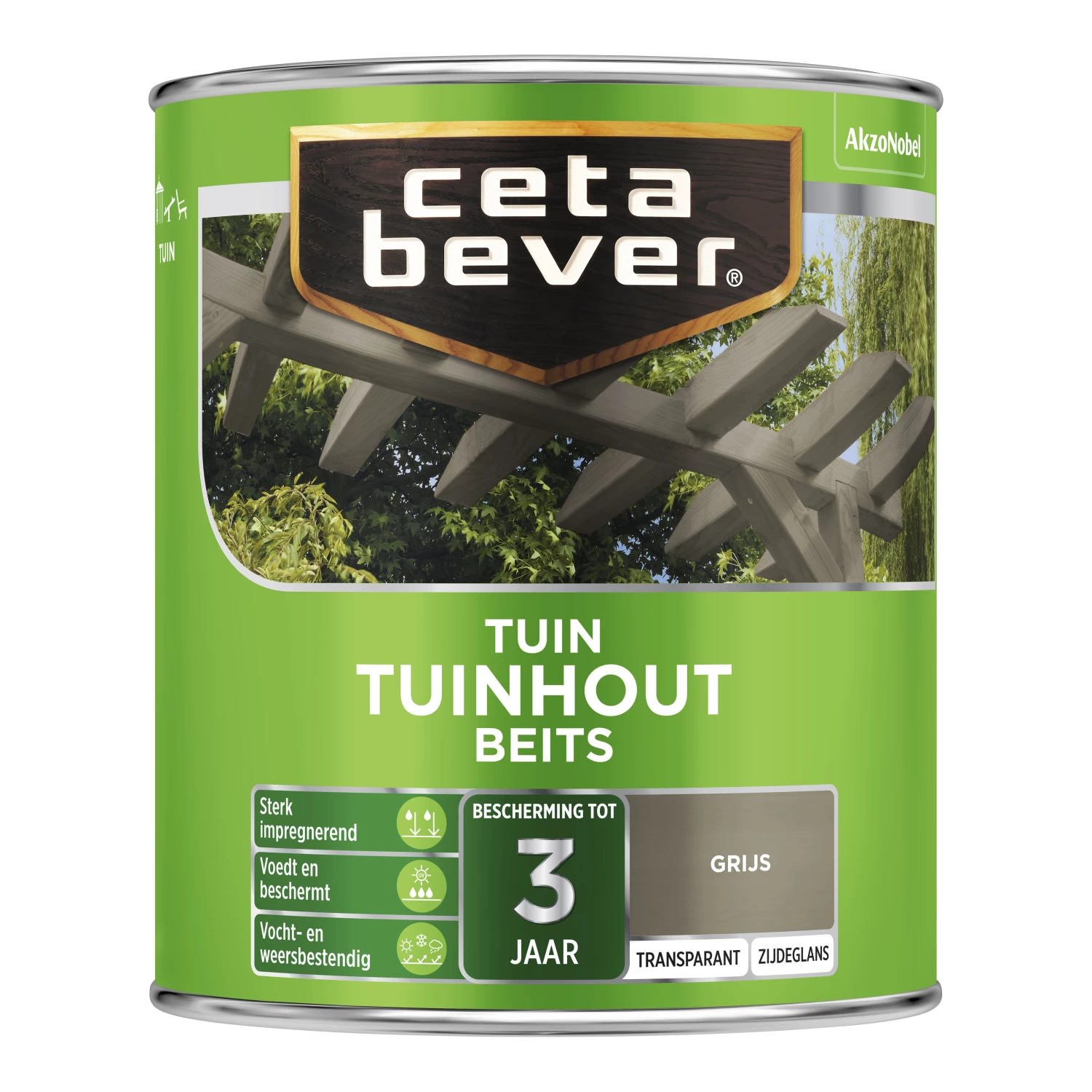 Cetabever Transparante Tuinhout Beits - Grijs - 750ml-image