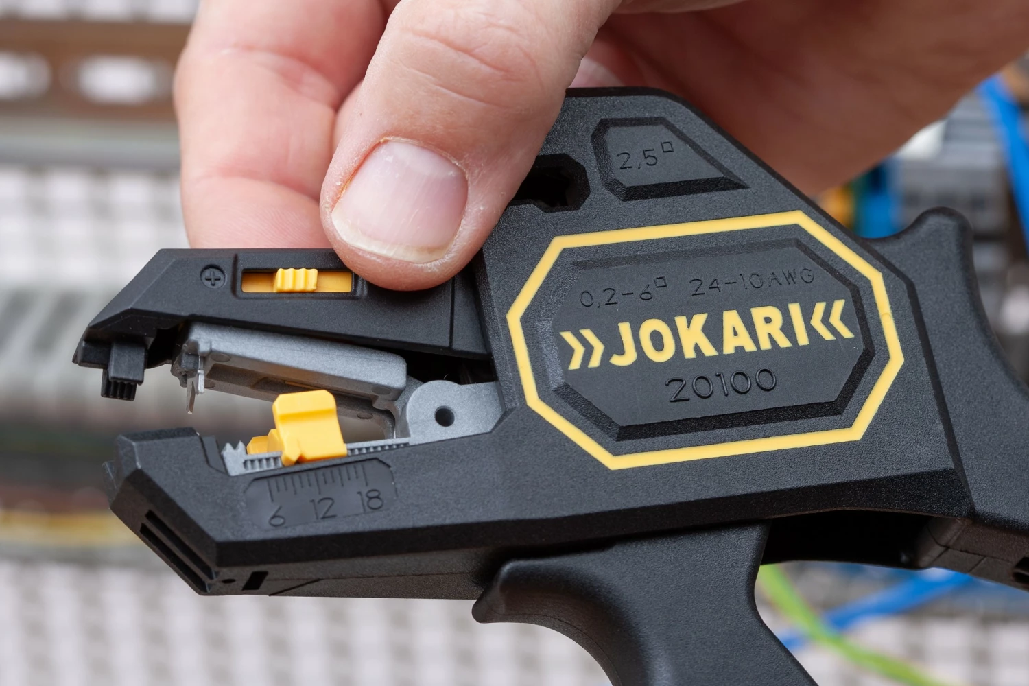 Jokari 20100 Secura Soft Grip Stripper - 0.2-6mm-image