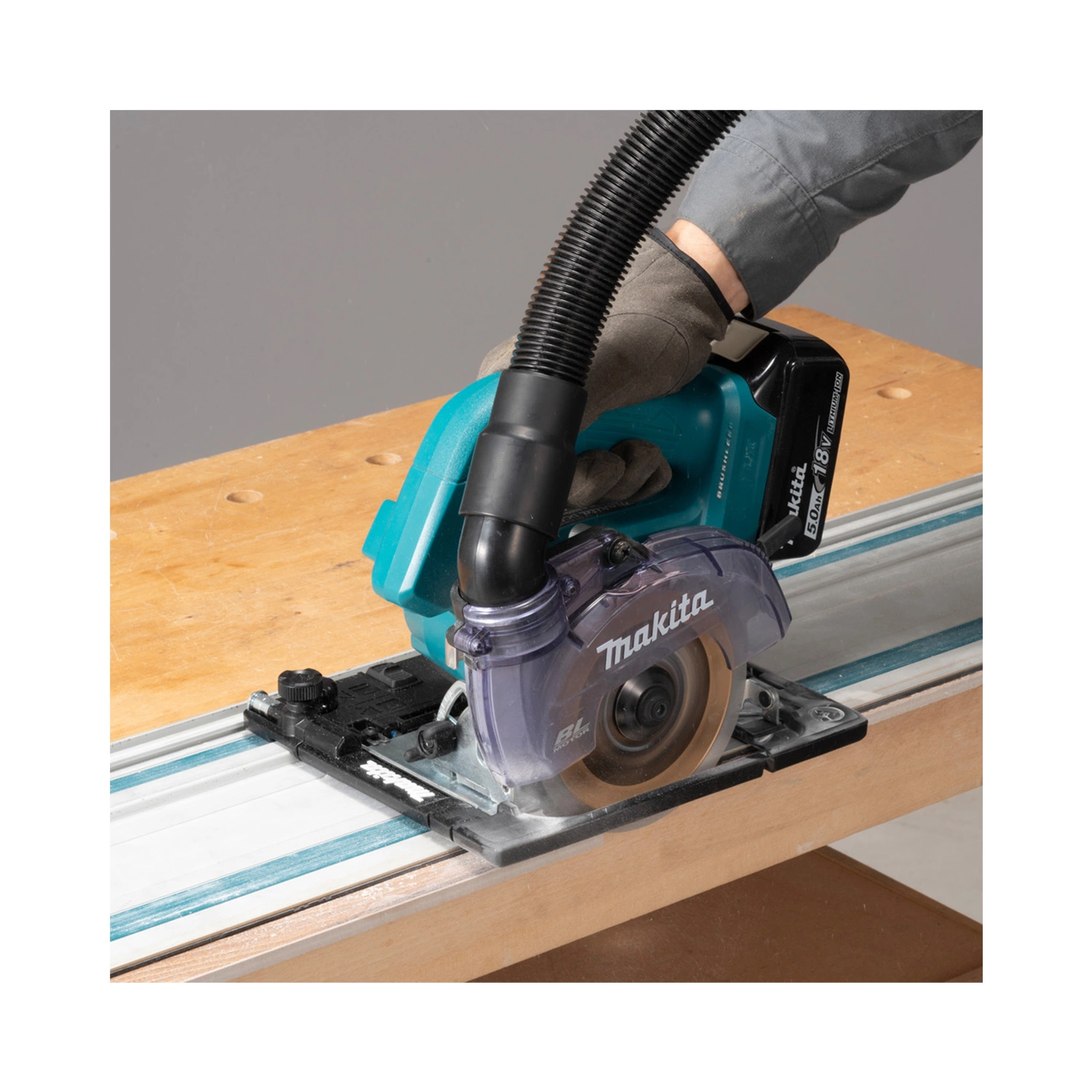 Makita 1916F4-2 Geleiderail adapter DCC500 A-image