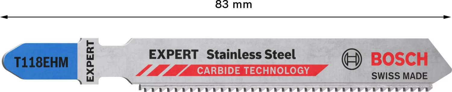 Bosch T118EHM EXPERT decoupeerzaagblad voor medium-thick metal (3st)-image