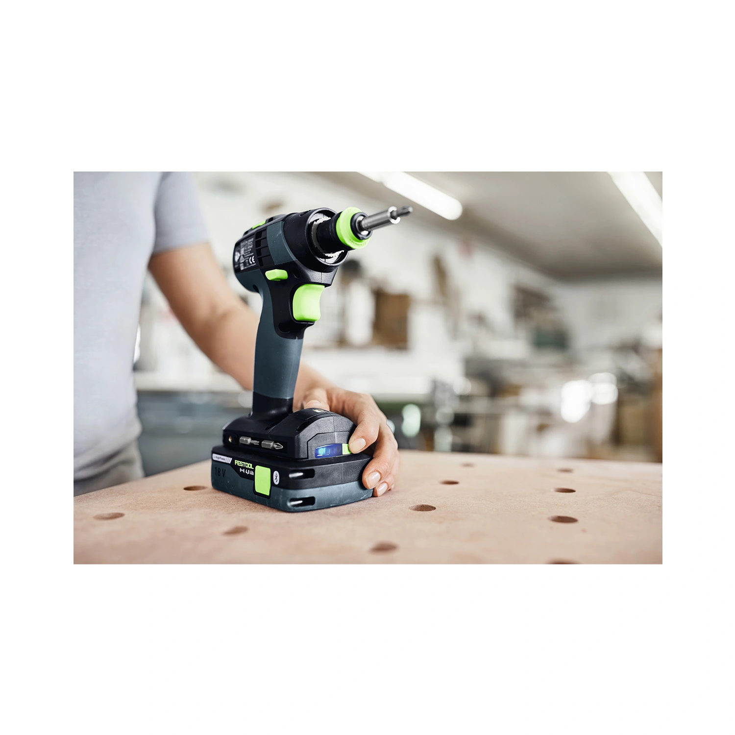 Festool TXS 18 C 3,0-Set 18V Li-Ion accu schroefboormachine incl. bitset (2x 3,0Ah) in systainer - 40Nm