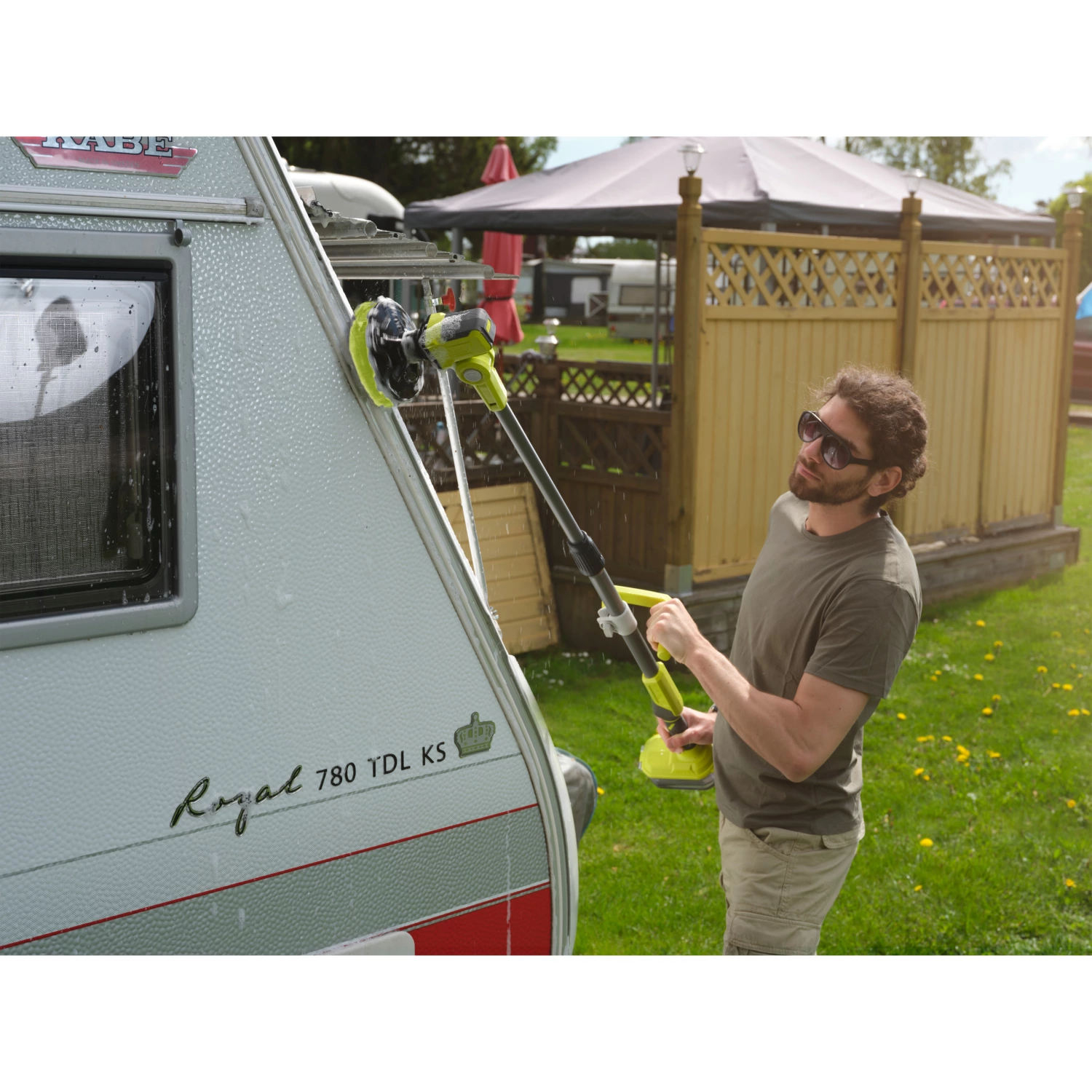 RYOBI ONE+ R18TPS-120G  Taille-haie 45cm 18 V (sans batterie)-image