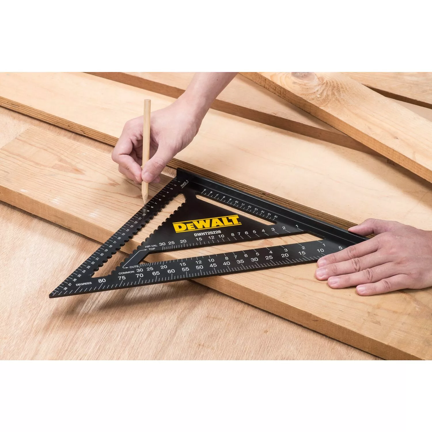 DeWALT DWHT25228-0 Jeu de triangles de construction polyvalents - 30 cm-image