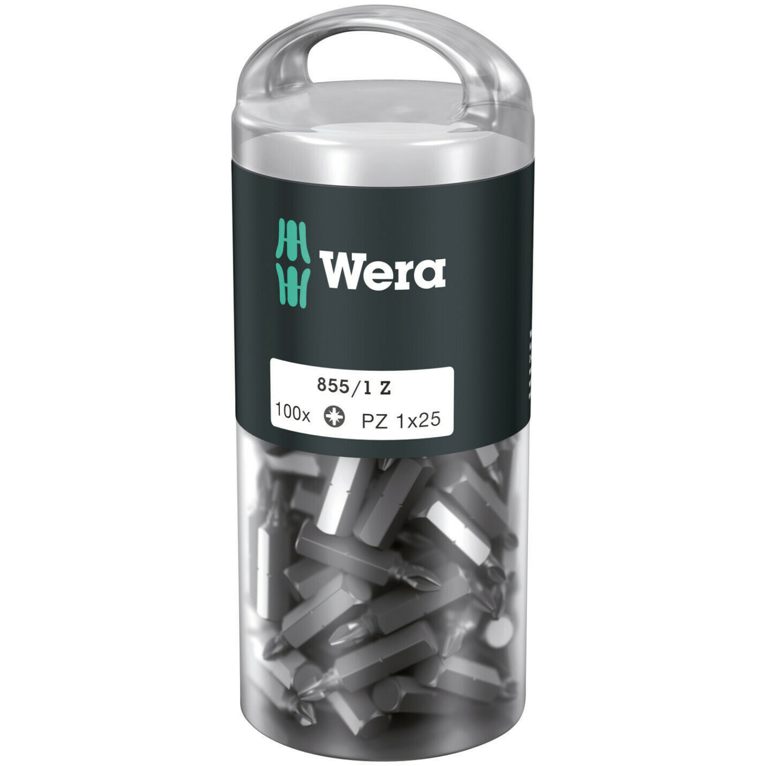 Wera 855/1 Embouts Z DIY 100, PZ 1 x 25 mm, 100 pièces-image