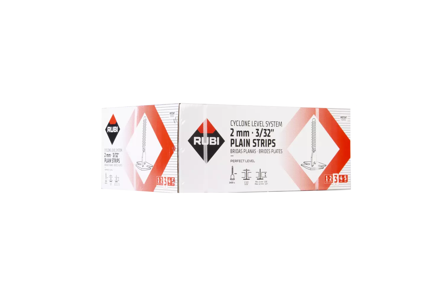 Rubi 35945 Bande plate Cyclone - 2,0 mm (2400 pièces)
