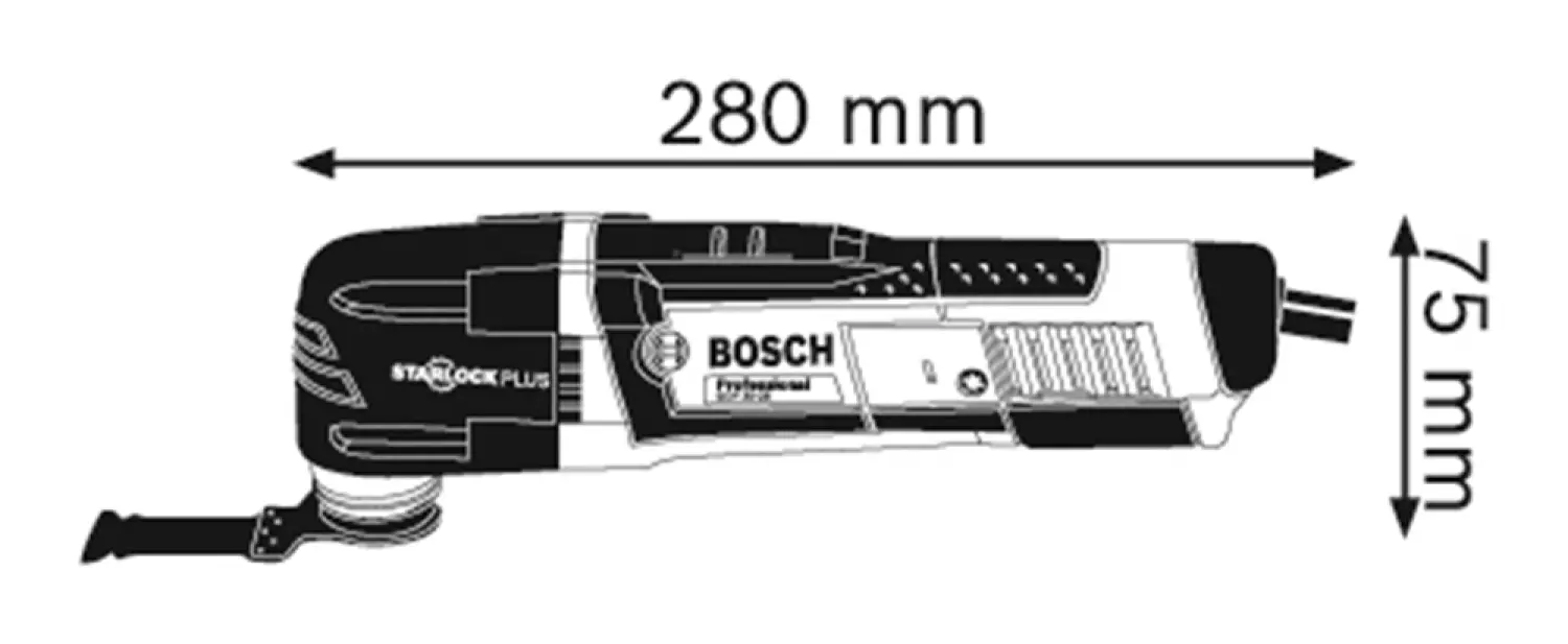 Bosch GOP 30-28 Outil multifonction + lame de scie circulaire - 300W-image
