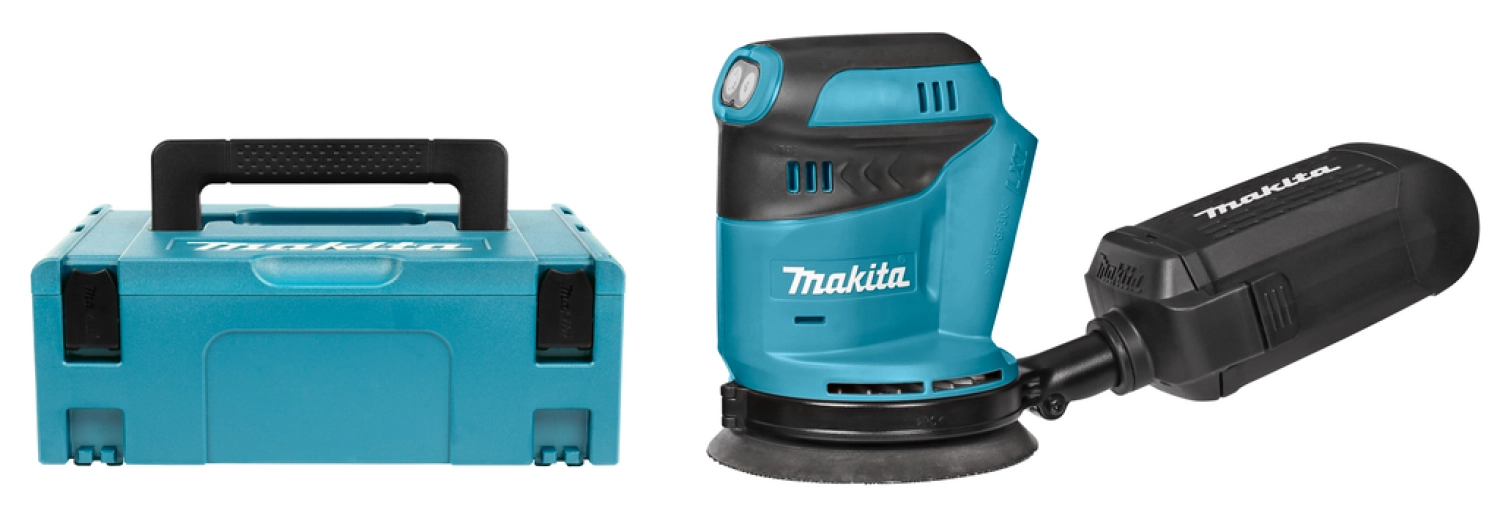 Makita DBO180ZJ Ponceuse excentrique sans-fil - 18V Li-ion - MAKPAC - 125 mm - Machine seule-image