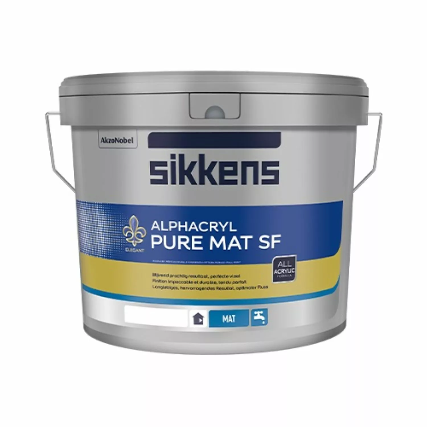 Sikkens Alphacryl Pure Mat SF Wit 5L-image