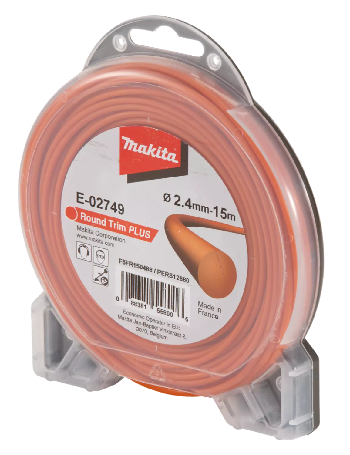 Makita E -02749 Fil de coupe - 2,4 x 15m - rond-image