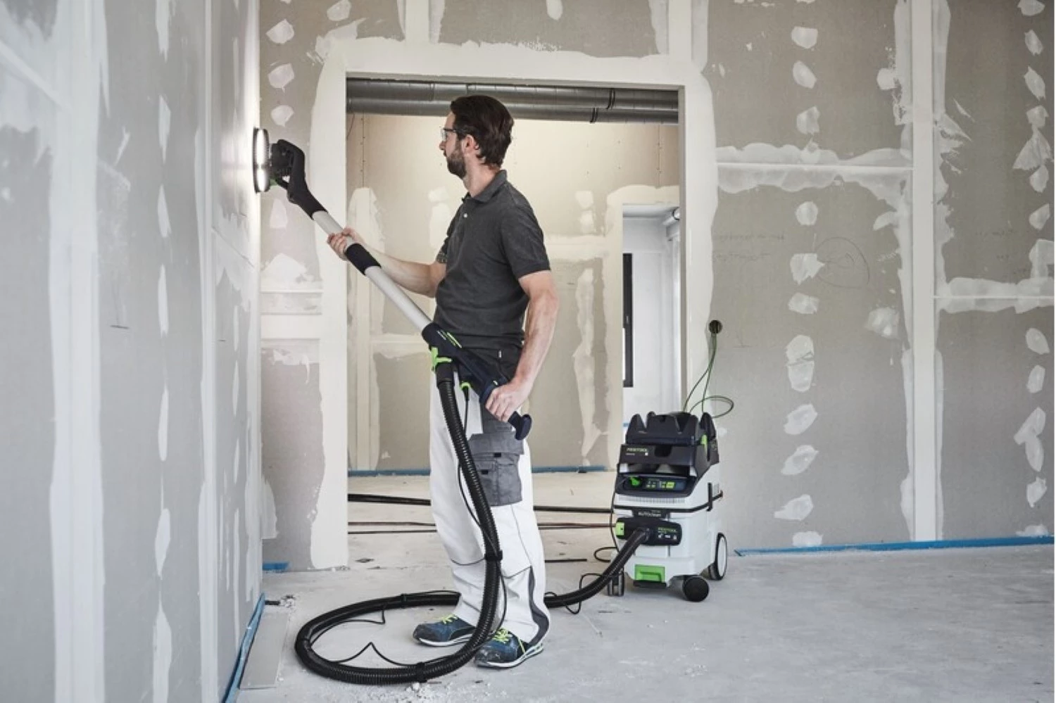 Festool LHS 2 225 EQI/CTL 36-Set Ponceuse à long bec et kit d'extraction de poussière-image