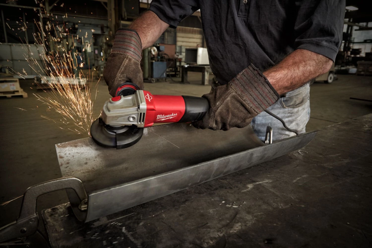 Milwaukee AGV 13-125 XDPDEB Meuleuse d'angle - 125 mm - 1250 W - Interrupteur à palette-image